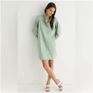 NEW J.Crew Cottage shirtdress in cotton poplin BP840